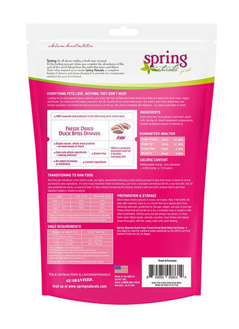 冷凍乾燥生食貓用餐食 - 鴨肉