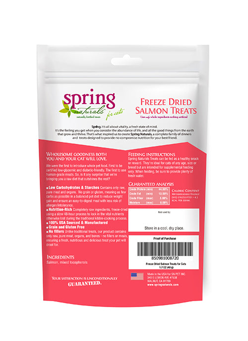 冷凍乾燥生食貓用點心 - 鮭魚