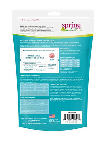 冷凍乾燥生食貓用餐食 - 火雞肉