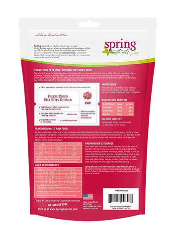 冷凍乾燥生食犬用餐食 - 牛肉