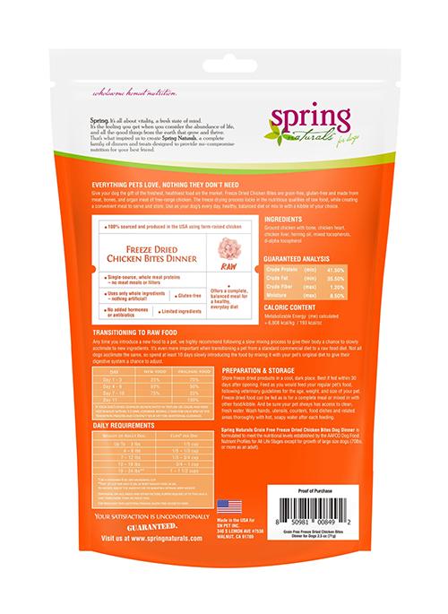 冷凍乾燥生食犬用餐食 - 雞肉